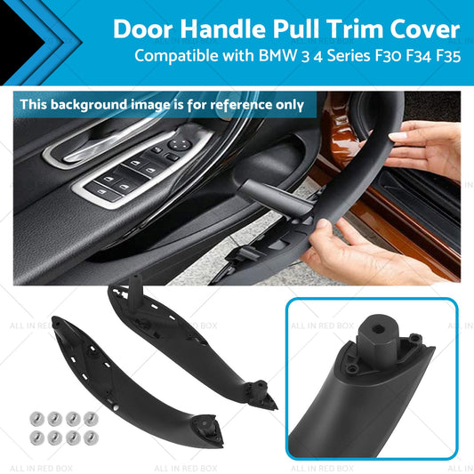 1 Pair Front Door Handle Pull Trim Cover Suitable For BMW 3 4 Series F30 F34 F35-0