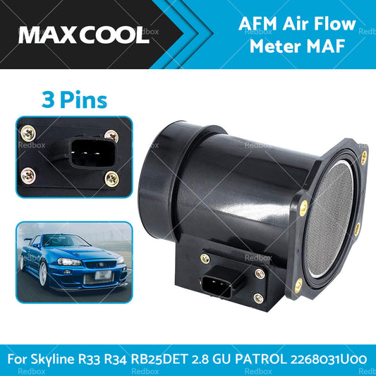 2268031U00 AFM Air Flow Meter MAF Fits for Skyline R33 R34 RB25DET 2. 8 GU PATROL-0