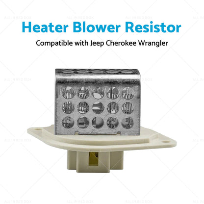 Heater Blower Motor Resistor Suitable For Jeep Wrangler Cherokee 4. 0L 1997-2001-3