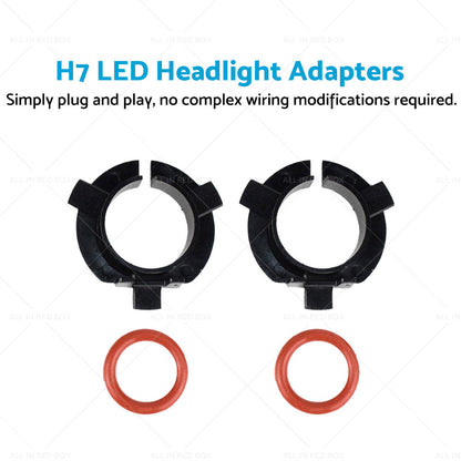 H7 LED Headlight Holder Adapter Clip Suitable For Hyundai Nissan KIA Mitsubishi-1