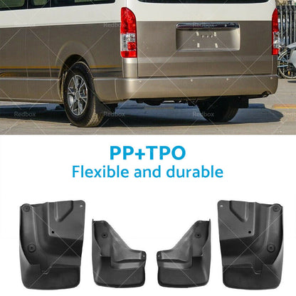 4x Splash Guard Mud Flap Fender Mudguard Suitable for Toyota Hiace H200 Series-1