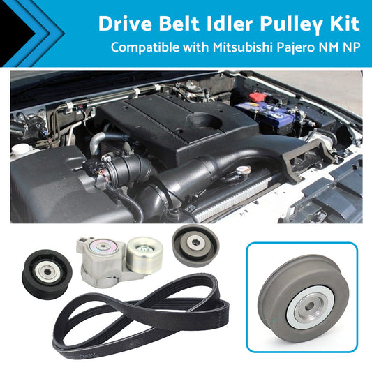 Idler Tensioner Pulley Kit for Mitsubishi Pajero NM/NP V6 3.5L 2000-2006