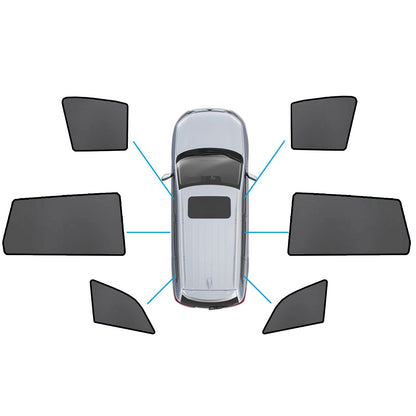 Magnetic Mesh Sun Blind Shades Suitable for Audi Q7 4LB 06-15 On Front/Rear-0