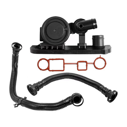 Crankcase Breather Hose & PCV Valve Kit Suitable for VW Golf MK5 Audi A4 2.0T-3