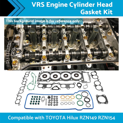 VRS Cylinder Head Gasket Set Kit Suitable for Hilux RZN149 RZN154 97-05 3RZ-FE-2