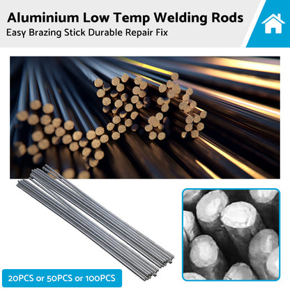 Aluminium Low Temp Welding Rods Easy Brazing Stick Durable Repair Fix-0