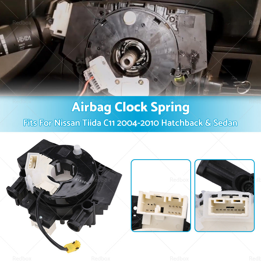 Spiral Airbag Clock Spring Fits For Nissan Tiida C11 2004-2010 Hatchback  and  Sedan-2