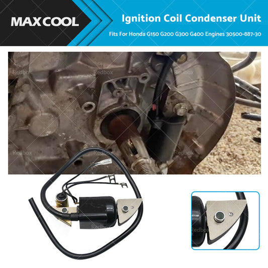 Ignition Coil Condenser Unit Fits For Honda G150 G200 G300 G400 30500-887-303-0
