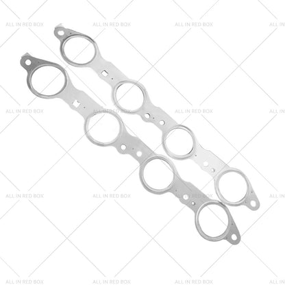 1 Pair Exhaust Manifold Header Gasket Suitable For LS LS1 4. 8 5. 3 5. 7 6. 0 6. 2L-3