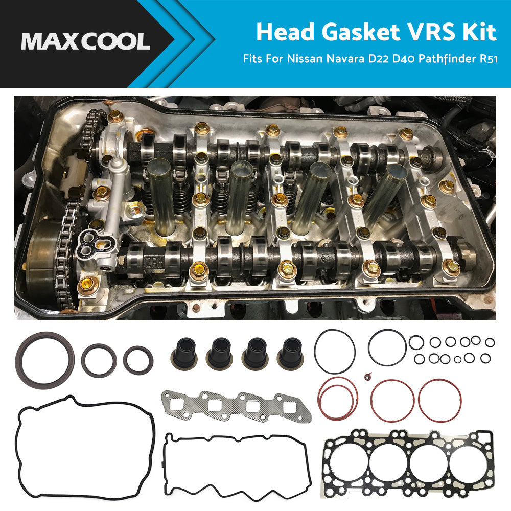 VRS Head Gasket Kit Suitable For Nissan Navara D22 D40 R51 2. 5L YD25 2008-2015-1