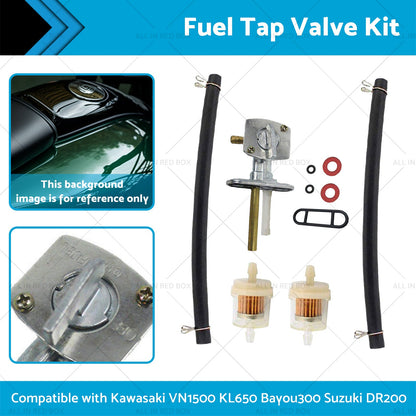 5 16'' Fuel Valve Switch Petcock For Kawasaki VN1500 KL650 Bayou300 Suzuki DR200-1
