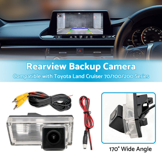 Car Rear View Backup Camera Suitable For Toyota Land Cruiser 70 100 200 Series-0