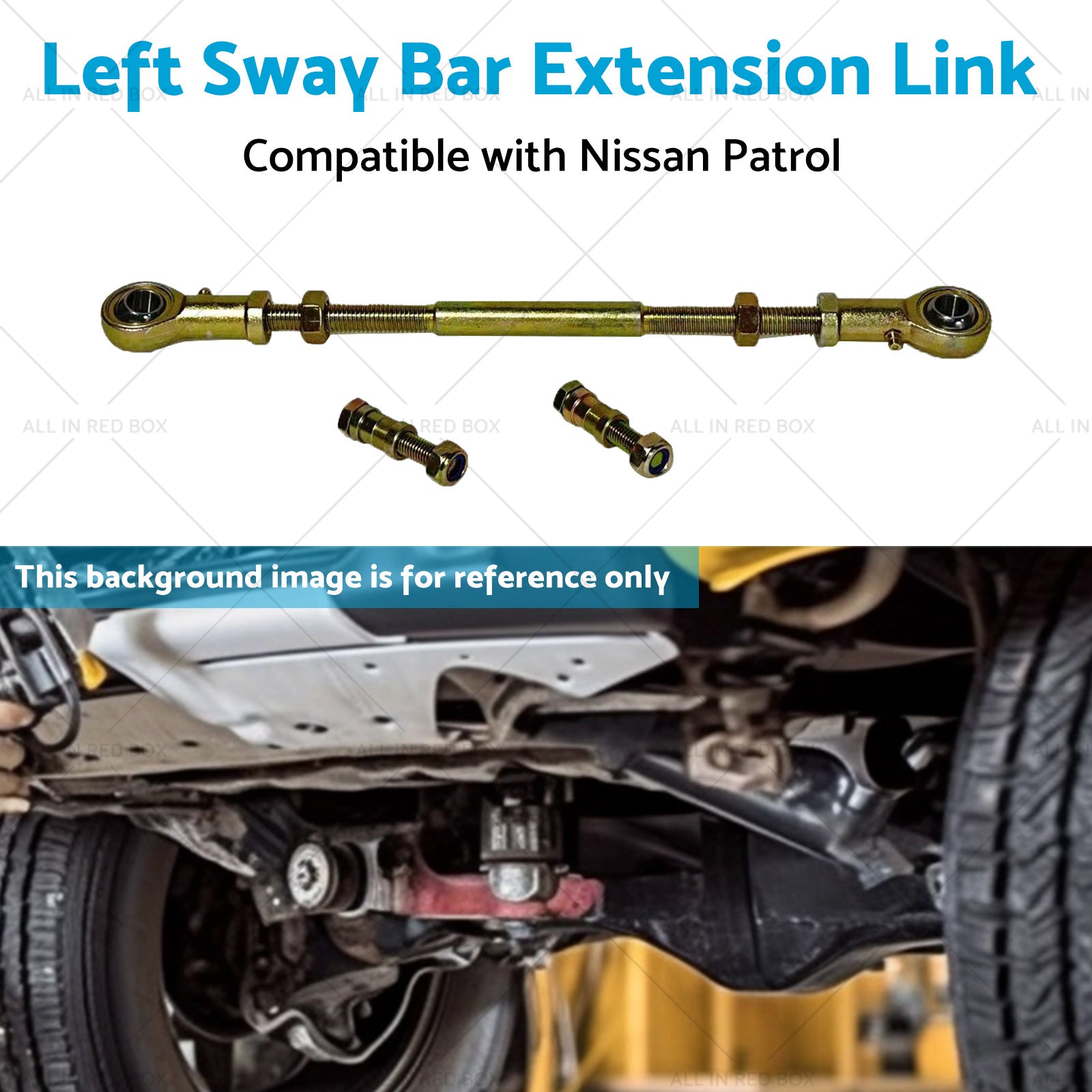 LH Rear Sway Bar Extension Link for 2 inch  - 8 inch  Suitable for Nissan Patrol GU GQ-4