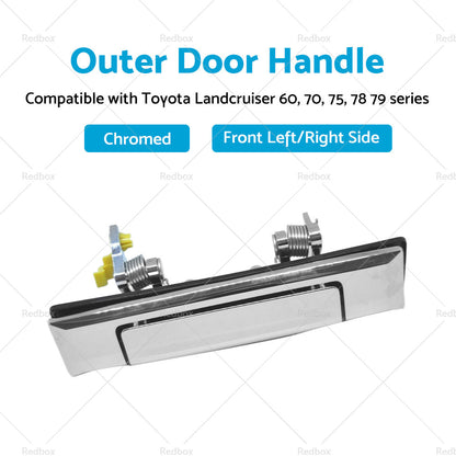 Door Handle Front LH or  RH Suitable for Toyota Landcruiser 60 70 75 78 79 80-07-3