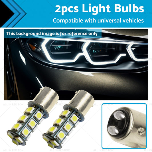 12V LED 18 SMD Cool White Globes for Caravan