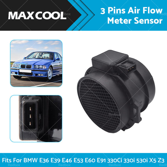 Air Flow Meter MAF Sensor Fit for BMW E36 E39 E46 E53 E60 E91 X5 Z3 5WK96132Z-0