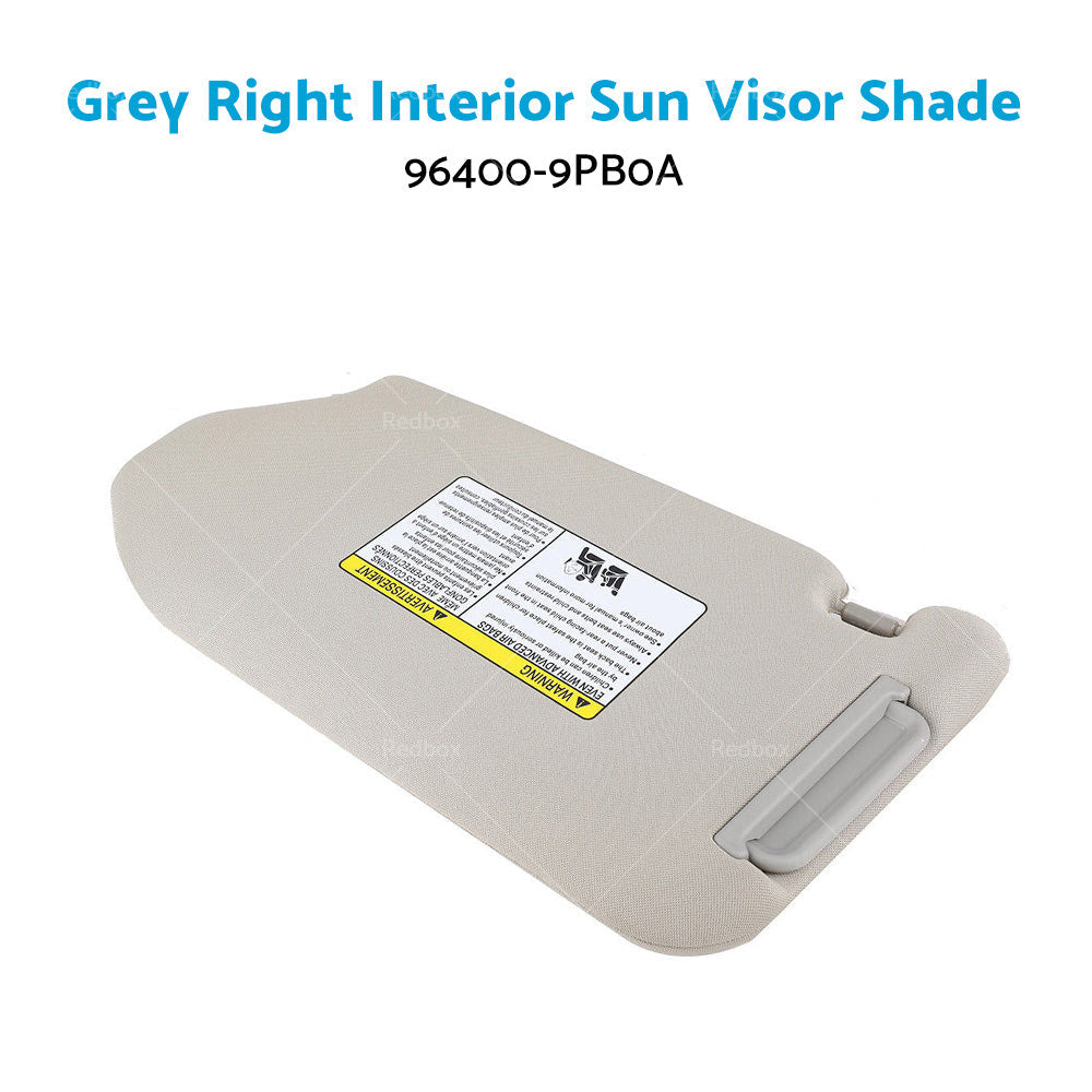 Right Interior Sun Visor Shade Grey Fit For Nissan Pathfinder 13-18 R52 Wagon-3