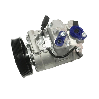 AC Compressor & Clutch Suitable for Audi Q7 3.0L Diesel CRCA 2007-15 R134a PAG46-2
