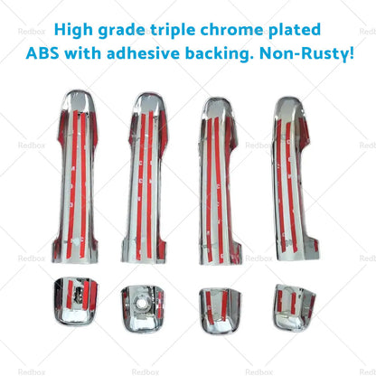 Suitable For Toyota Land Cruiser Prado J150 Car Door Handle Cover Chrome Trim-1