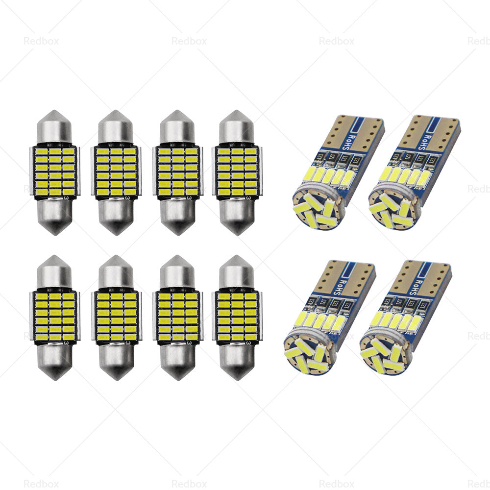 12Pcs Interior LED Light Upgrade Kit Suitable For Toyota Landcruiser Prado 150-2