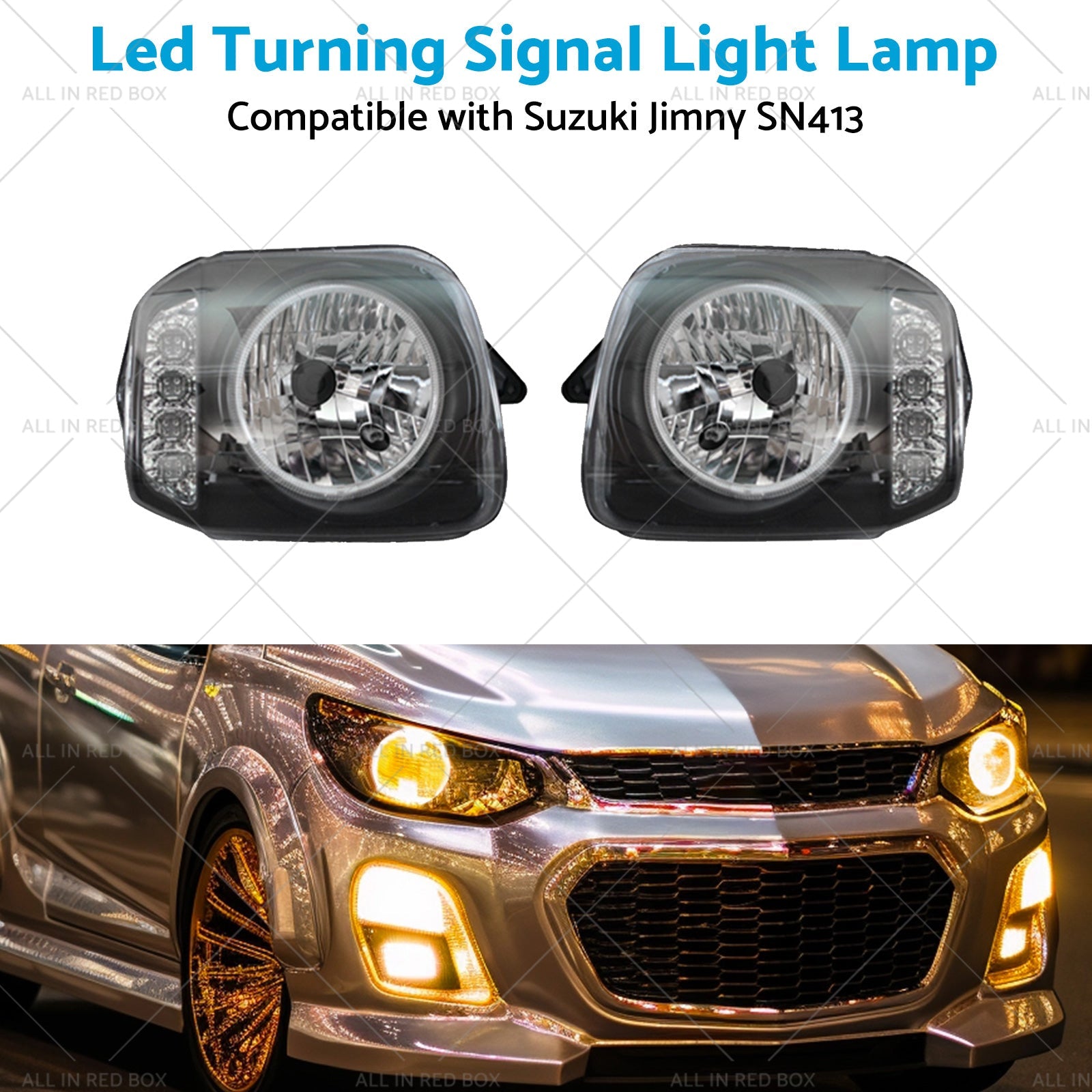 Led Turning Signal Light Lamps  Angel Eyes  Suitablefor Suzuki Jimny SN413 98-17-4