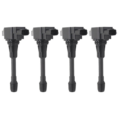 4x Ignition Coils Suitable for Nissan X-Trail Dualis Altima Navara 22448ED000-0