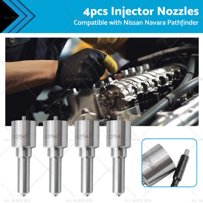 4PCS Injector Nozzle Suitable for Nissan Navara D40 Pathfinder R51 16600-EC00A-0