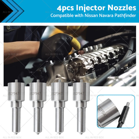 4PCS Injector Nozzle Suitable for Nissan Navara D40 Pathfinder R51 16600-EC00A-0