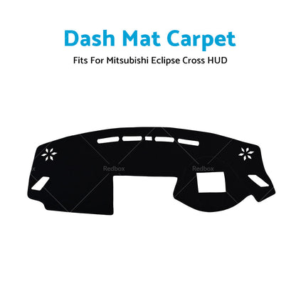 Dash Mat For Mitsubishi Eclipse Cross 2017-New with HUD Dashboard Cover Black-2