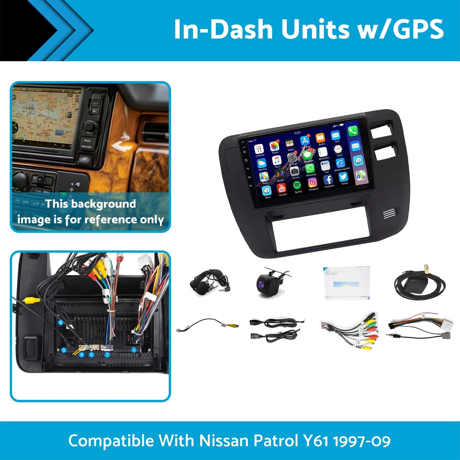 9in Multimedia Head Unit Suitable For Nissan Patrol 1997-2009 Right-Hand Drive-1