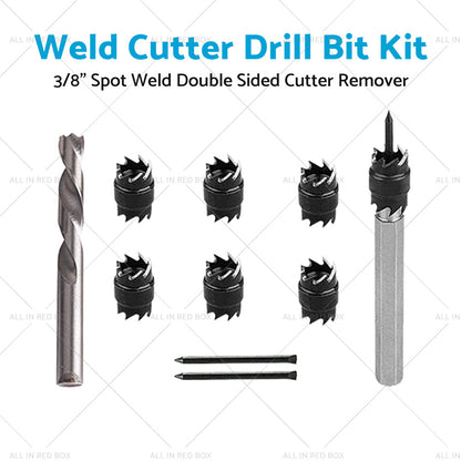 1 Set 3 8inch Spot Weld Double Sided Cutter Remover HSS Drill Bit Welder Cut Tool-4