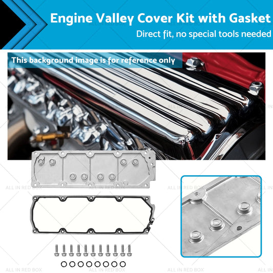 Engine Valley Cover Kit w/Gasket Suitable For GMC Silverado SUV LS2 07-13-0