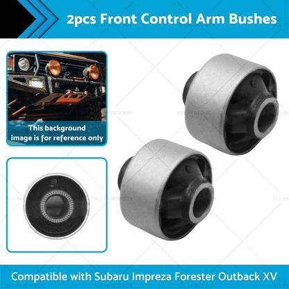 2x Front Lower Control Arm Bush Suitable For Subaru Impreza Forester Outback XV-2