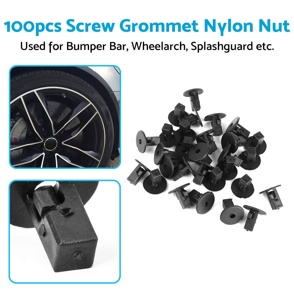 Screw Grommet Trim Clip Wheelarch Inner Guard Bumper Nut Suitable For Toyota-2