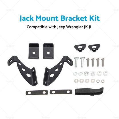Jack Mount Bracket Hood  and  Rear Door Hinge Suitable for Jeep Wrangler JK JL 07-18-1
