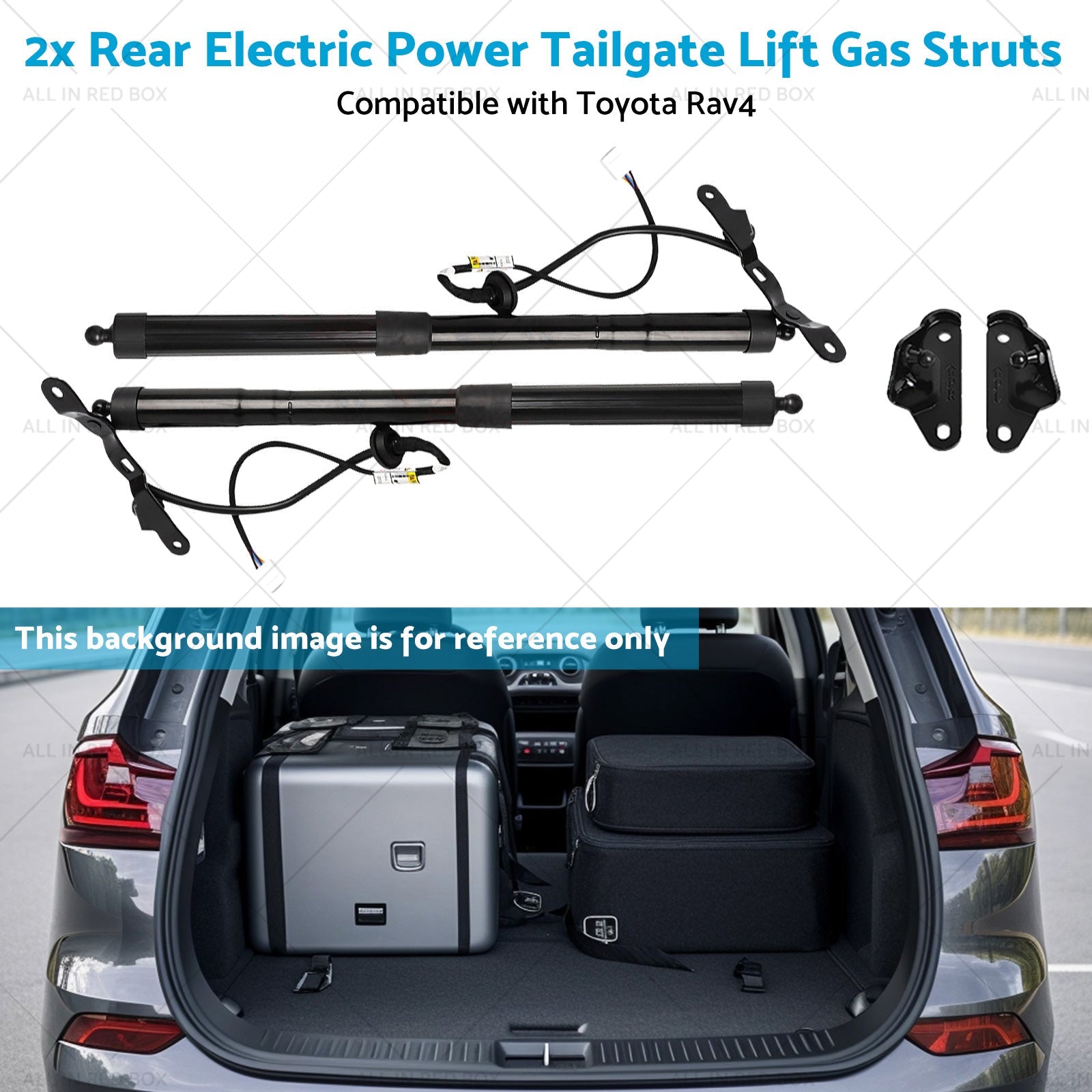 Pair Rear Electric Power Tailgate Lift Gas Struts Suitable For Toyota Rav4-4