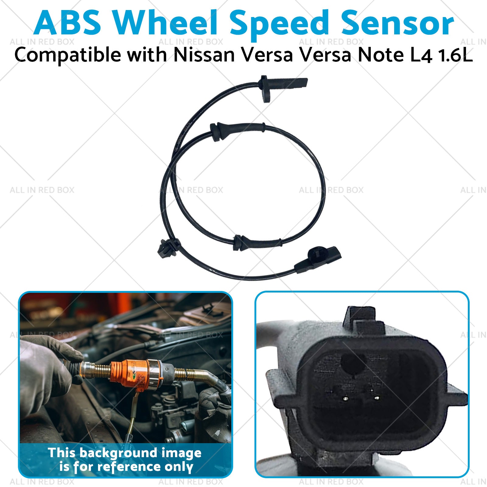 ABS Wheel Speed Sensor Suitable for Nissan Versa Versa Note L4 1.6L Front L or R-3