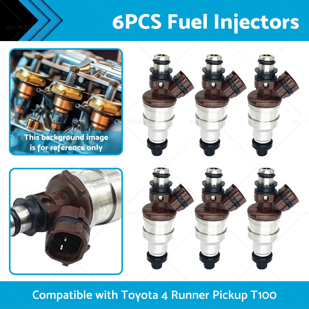 6x Fuel Injector Suitable For Toyota 4Runner Pickup 89-95 T100 93-94 23250-65020-1