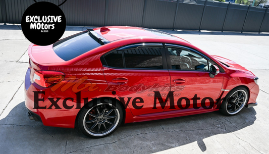 Black Rear Roof Spoiler for Subaru WRX Sedan 2014-2021