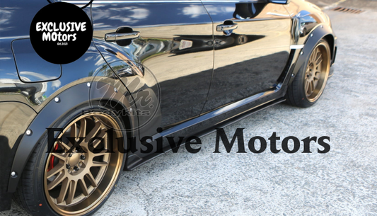 STi Pack  Side Skirt Extension for Subaru Impreza WRX/STi 2008-2014