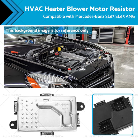 HVAC Heater Blower Motor Resistor Suitable for Mercedes-Benz SL63 SL65 AMG 13-18-0