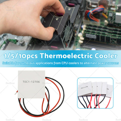1 / 5 / 10 PCS TEC1-12706 Heatsink Thermoelectric Peltier Module Cooler Plate-2