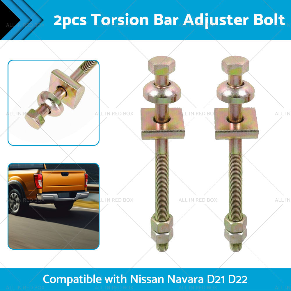 2PCS Torsion Bar Adjuster Bolt Suitable For Nissan Navara D21 D22 4WD RWD PLD-1