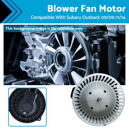 HVAC Blower Fan Motor 2 Pins Dashboard Suitable For Subaru Outback 2009-2014-0