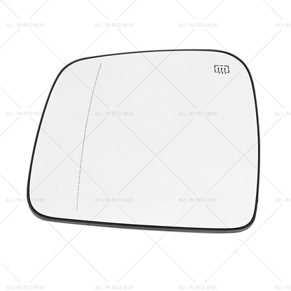 Left Side Mirror Glass Suitablefor Jeep Grand Cherokee WK 10- Convex Heated Base