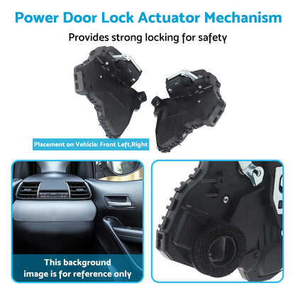 Front LH+RH Power Door Lock Mechanism Assy Suitable For Toyota Hilux KUN26 GGN25-4