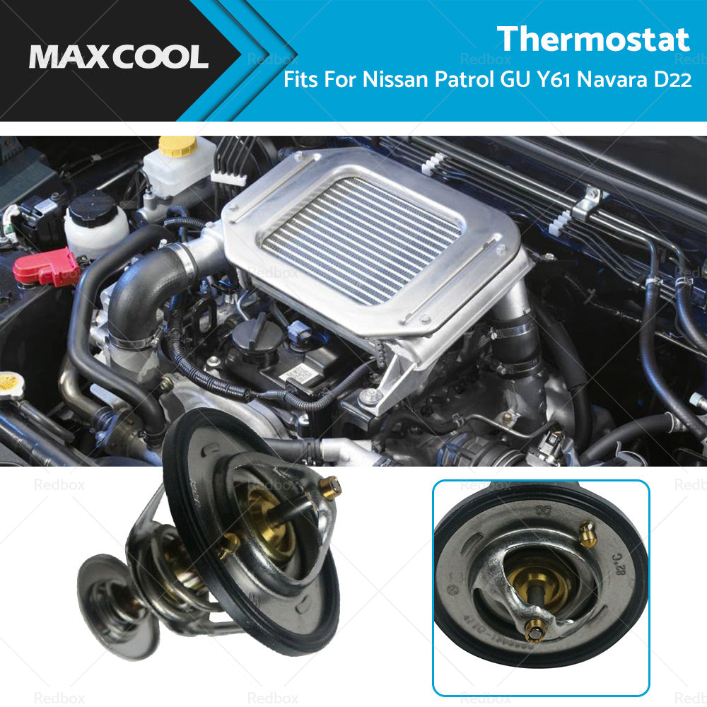 Thermostat For Nissan Patrol GU Y61 Navara D22 ZD30DDTI 21200-2W20A 2001-2008-0