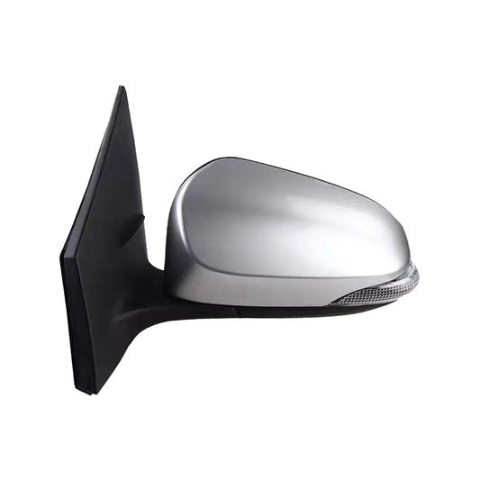 Left Silver DoorMirror Heated Suitable for Toyota Corolla ZRE182 Hatchback 12-18-0