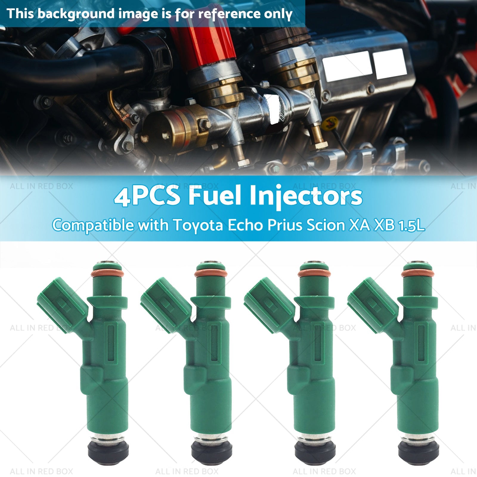 4PCS Fuel Injectors Suitable for Scion XA XB 1. 5L Toyota Echo Prius 1. 5L 00-09-2