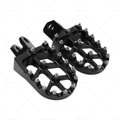 Wide Foot Pegs Suitable For Suzuki RM125 RM250 RMX250 DRZ 400 SM DRZ400S DRZ400E-3